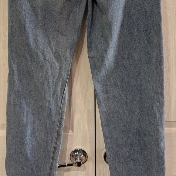 American Eagle Women's '90s Low-Rise Straight Jeans, Size 6 Short, Distressed - Picture 9 of 14